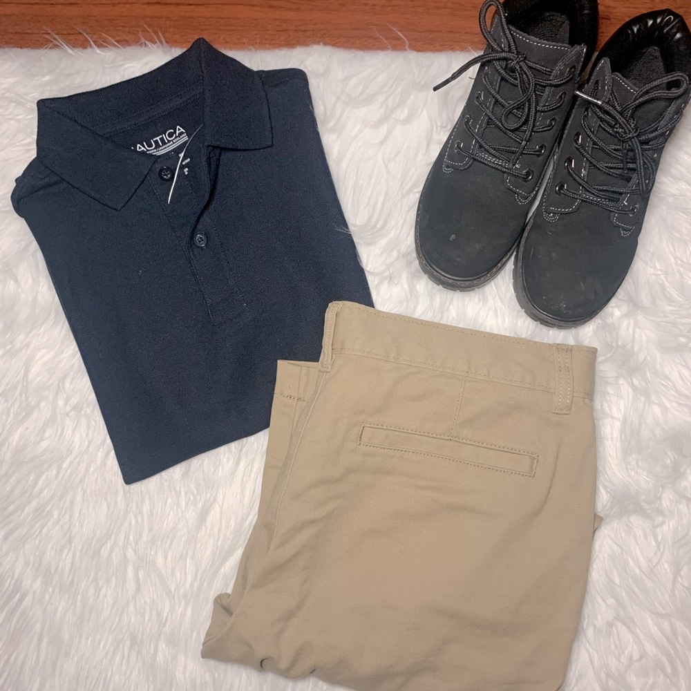 Boys Nautica New Navy Blue Short Sleeve T-shirt